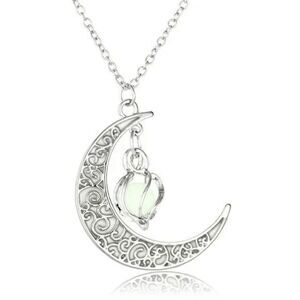 Glow Moon Necklace - Glow in Dark Necklace